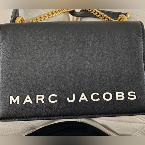 EUC Marc Jacobs Double Take Cross Body Gold Chain Link Evening Purse - Picture 6 of 15